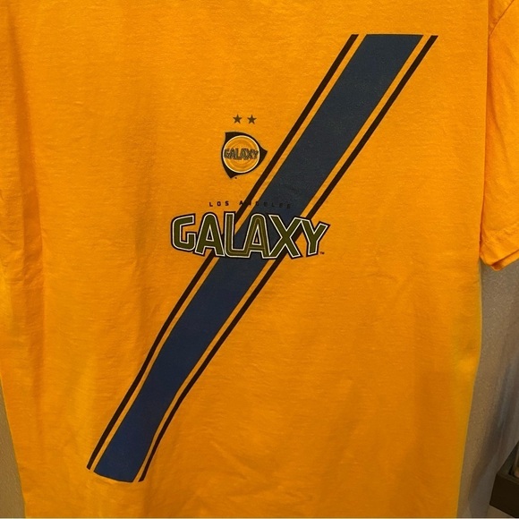 Vintage GALAXY L.A. vs. Cochivas USA Yellow Soccer T-Shirt Size Medium - Picture 3 of 8